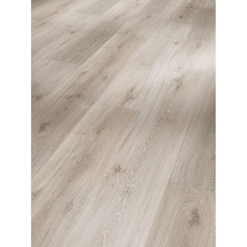Parador Vinylboden „Classic 2030“, Eiche Royal weiß gekälkt, gebürstete Struktur, 21,6x120,7 cm