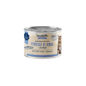 sanabelle Nassfutter mit Forelle und Rind 195 g sanabelle Nassfutter mit Forelle und Rind 195 g