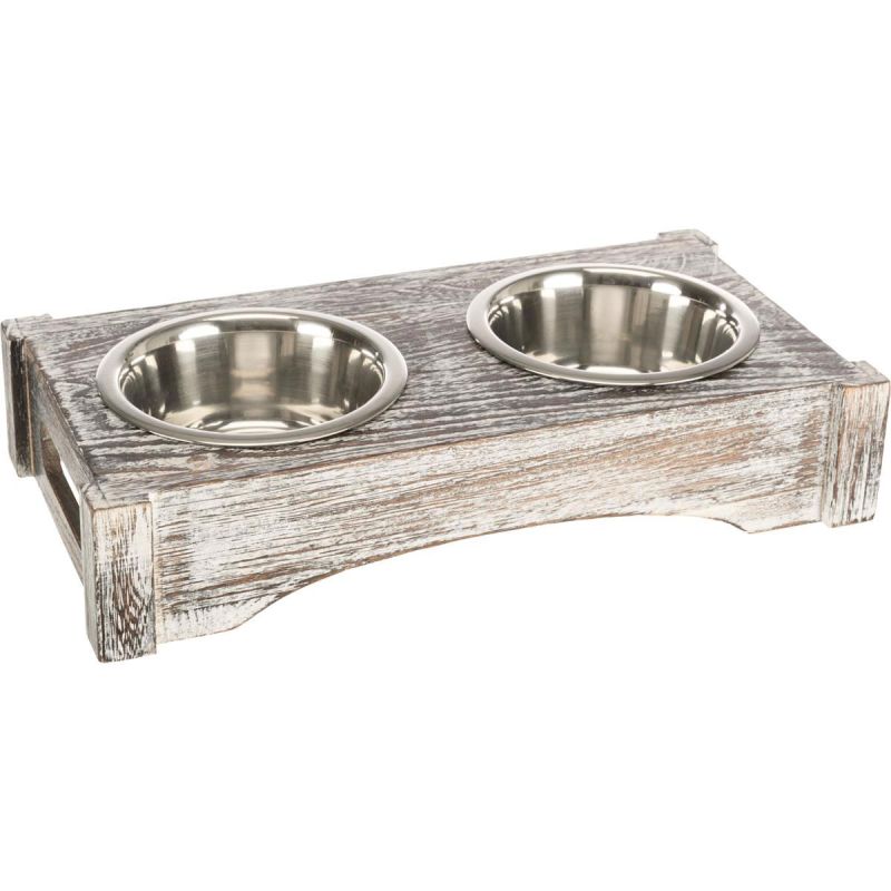 Trixie Katzen Napf-Set weiß 2x0,2 l/ø10 cm