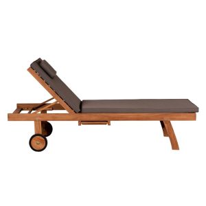 deVries Lounger Woodie mit Rädern deVries Lounger Woodie mit Rädern