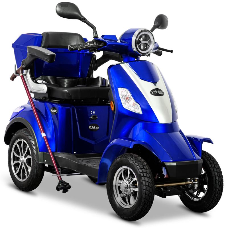 Rolektro E-Quad 25, Blau, 60V-20Ah Bleigel Akku, 1000 Watt