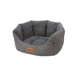 Nobby Komfort-Bett Josi oval 86 x 70 x 24 cm grau