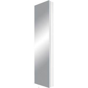 Drehschrank Ordnung mit Spiegelfront 50 x 195 x 18 cm weiß Drehschrank Ordnung mit Spiegelfront 50 x 195 x 18 cm weiß