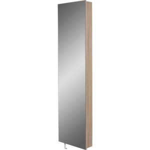 Drehschrank Ordnung mit Spiegelfront 50 x 195 x 18 cm Sonoma-Eiche-Nachbildung Drehschrank Ordnung mit Spiegelfront 50 x 195 x 18 cm Sonoma-Eiche-Nachbildung
