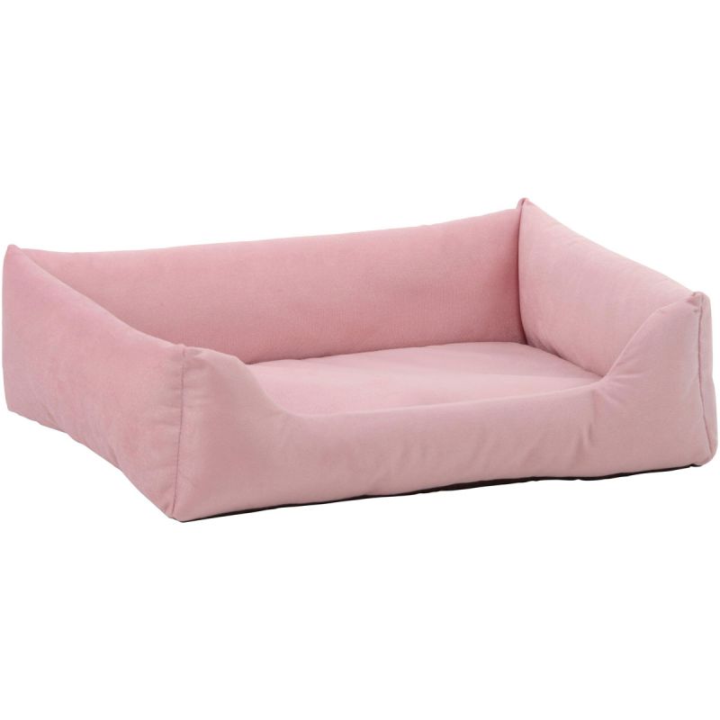 Silvio design Hunde-Kuschelsofa rosa, 50x20x75 cm