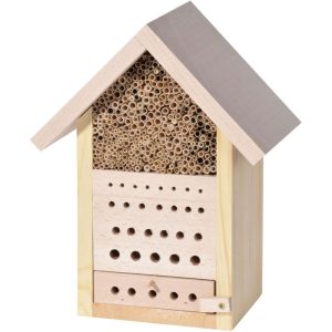 dobar Bienenhotel Maja II 23 x 29 x 14 cm Kiefer