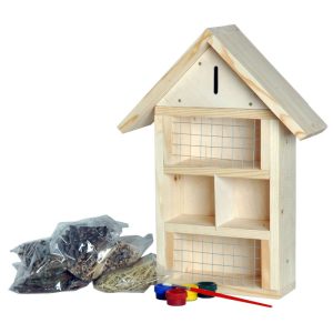dobar Insektenhotel zum Selbstbauen 34 x 12 x 45 cm beige dobar Insektenhotel zum Selbstbauen 34 x 12 x 45 cm beige