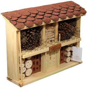 dobar Insektenhotel Landhaus Komfort 47 x 12,5 x 34 cm rot/beige dobar Insektenhotel Landhaus Komfort 47 x 12,5 x 34 cm rot/beige