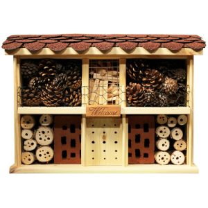 dobar Insektenhotel Landhaus Komfort 47 x 12,5 x 34 cm natur dobar Insektenhotel Landhaus Komfort 47 x 12,5 x 34 cm natur