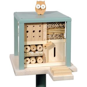dobar Insektenhotel 27 x 25 x 27 cm grün/beige dobar Insektenhotel 27 x 25 x 27 cm grün/beige