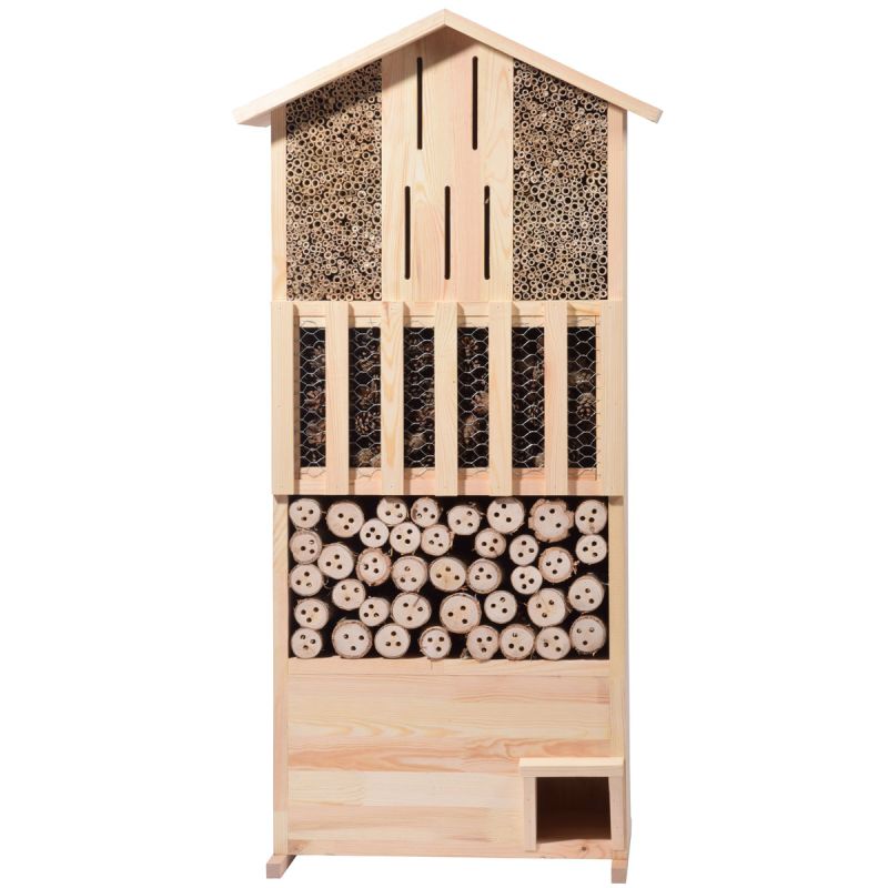 dobar Insektenhotel 30 x 110 x 58 cm beige