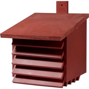 dobar Florfliegenkasten 27 x 30 x 29 cm rot