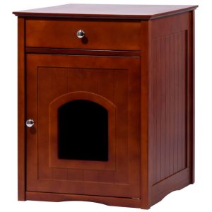 dobar Katzenschrank Mohrle 52 x 48 x 63 cm braun dobar Katzenschrank Mohrle 52 x 48 x 63 cm braun