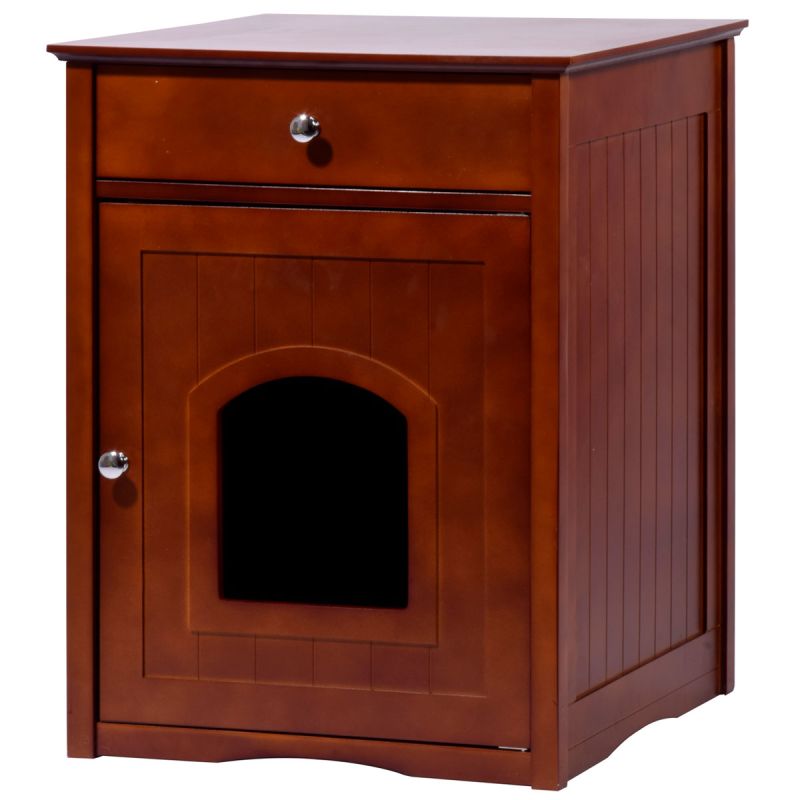 dobar Katzenschrank Mohrle 52 x 48 x 63 cm braun