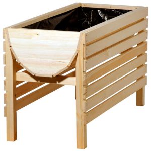 dobar Großes Hochbeet 100 x 60 x 45 cm natur dobar Großes Hochbeet 100 x 60 x 45 cm natur