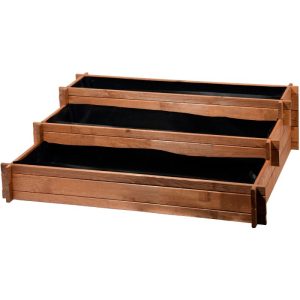 dobar Hochbeet Peru 110 x 36 x 88 cm braun dobar Hochbeet Peru 110 x 36 x 88 cm braun