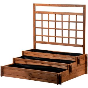 dobar Hochbeet Peru 110 x 115 x 88 cm braun dobar Hochbeet Peru 110 x 115 x 88 cm braun