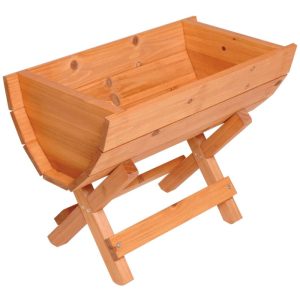 dobar Blumenfass 50 x 35 x 26 cm braun dobar Blumenfass 50 x 35 x 26 cm braun