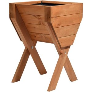 dobar Kleines Hochbeet 39 x 61 x 40 cm braun dobar Kleines Hochbeet 39 x 61 x 40 cm braun