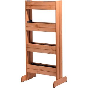 dobar Hochbeet 55 x 125 x 40 cm braun dobar Hochbeet 55 x 125 x 40 cm braun