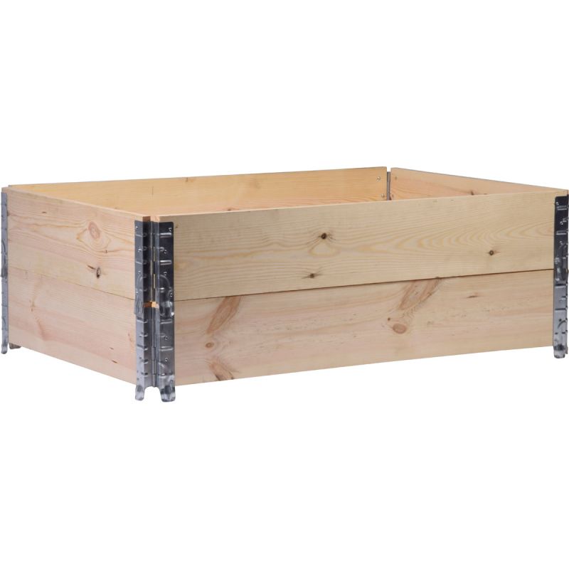 dobar Pflanzbeet-Umrandung 120 x 80 x 20 cm Kiefer beige