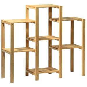 dobar Blumenregal 7-flächig 87 x 97 x 31 cm braun