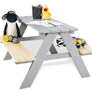 Pinolino Kindersitzgarnitur Nicki für 4 grau Pinolino Kindersitzgarnitur Nicki für 4 grau