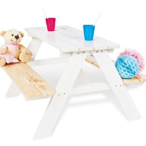 Pinolino Kindersitzgarnitur Nicki für 4 weiß Pinolino Kindersitzgarnitur Nicki für 4 weiß