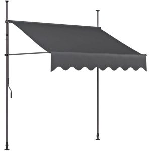 Klemmmarkise 300x120x300 cm grau Klemmmarkise 300x120x300 cm grau