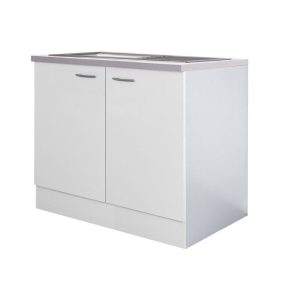 Flex-Well Spülenunterschrank „Wito“, 100×82,2×57,1 cm, weiß, inkl. Spüle Flex-Well Spülenunterschrank „Wito“, 100×82,2×57,1 cm, weiß, inkl. Spüle