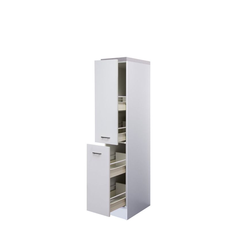 Flex-Well Demi-Apothekerschrank „Wito“, 30x161x60 cm, weiß