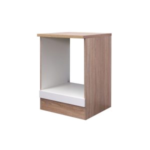 Flex-Well Herdumbauschrank „Samoa“, 60x85x60 cm, weiß/Sonoma Eiche Flex-Well Herdumbauschrank „Samoa“, 60x85x60 cm, weiß/Sonoma Eiche