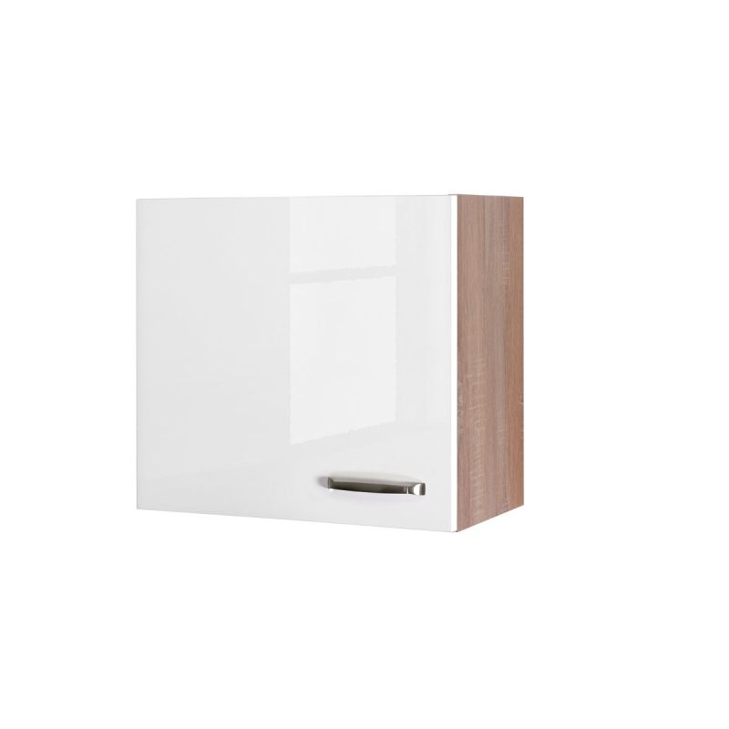Flex-Well Küchenoberschrank „Valero“, 60x54,8x32 cm, weiß/Sonoma Eiche