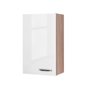 Flex-Well Küchenoberschrank „Valero“, 50x89x32 cm, weiß/Sonoma Eiche Flex-Well Küchenoberschrank „Valero“, 50x89x32 cm, weiß/Sonoma Eiche