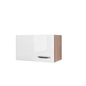 Flex-Well Küchenoberschrank „Valero“, 60x32x32 cm, weiß/Sonoma Eiche Flex-Well Küchenoberschrank „Valero“, 60x32x32 cm, weiß/Sonoma Eiche