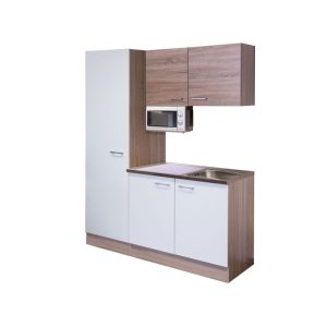 Flex-Well Singleküche „SAMOA 1005-000“,150×60 cm, weiß-sonoma eiche Flex-Well Singleküche „SAMOA 1005-000“,150×60 cm, weiß-sonoma eiche