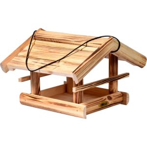 dobar Vogelfutterhaus Brillo 45 x 45 x 47 cm braun geflammt dobar Vogelfutterhaus Brillo 45 x 45 x 47 cm braun geflammt