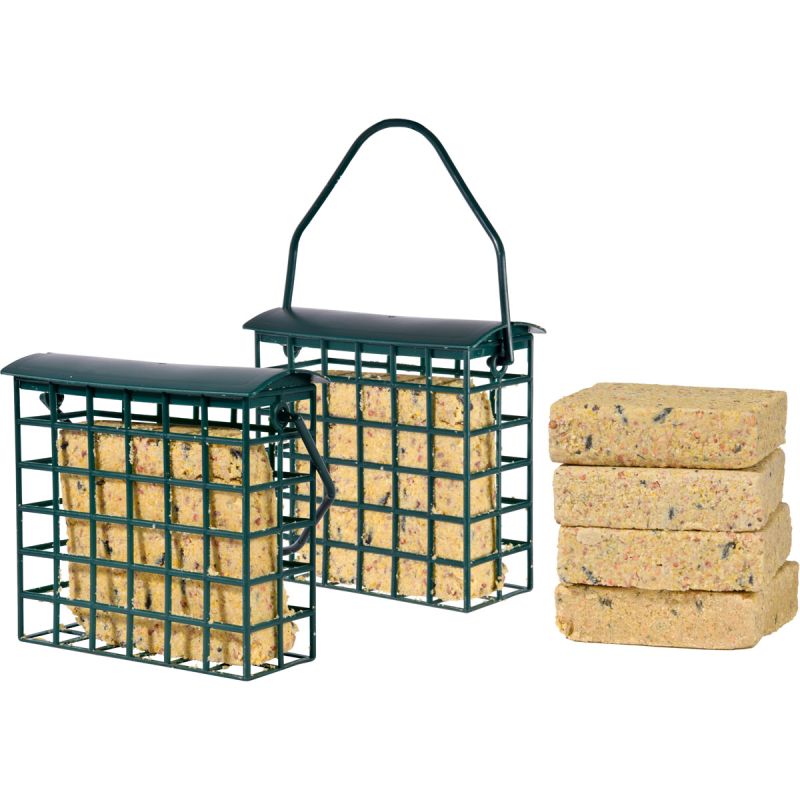 dobar Vogelfutter-Set 8-teilig inkl Futterkörbe