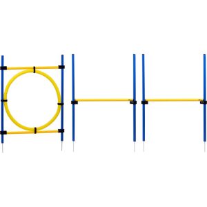 dobar Agility Sprung-Set 100 x 76 cm blau/gelb dobar Agility Sprung-Set 100 x 76 cm blau/gelb