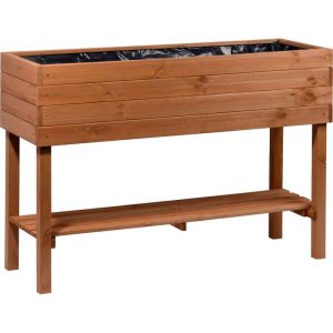 dobar Hochbeet 117 x 40 x 80 cm braun dobar Hochbeet 117 x 40 x 80 cm braun