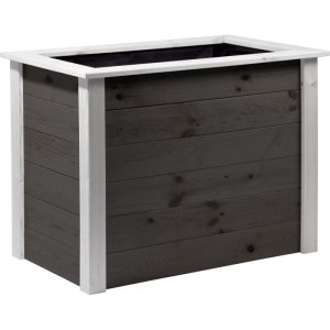 dobar Hochbeet Two-Tone 108 x 65 x 80 cm anthrazit/weiß dobar Hochbeet Two-Tone 108 x 65 x 80 cm anthrazit/weiß