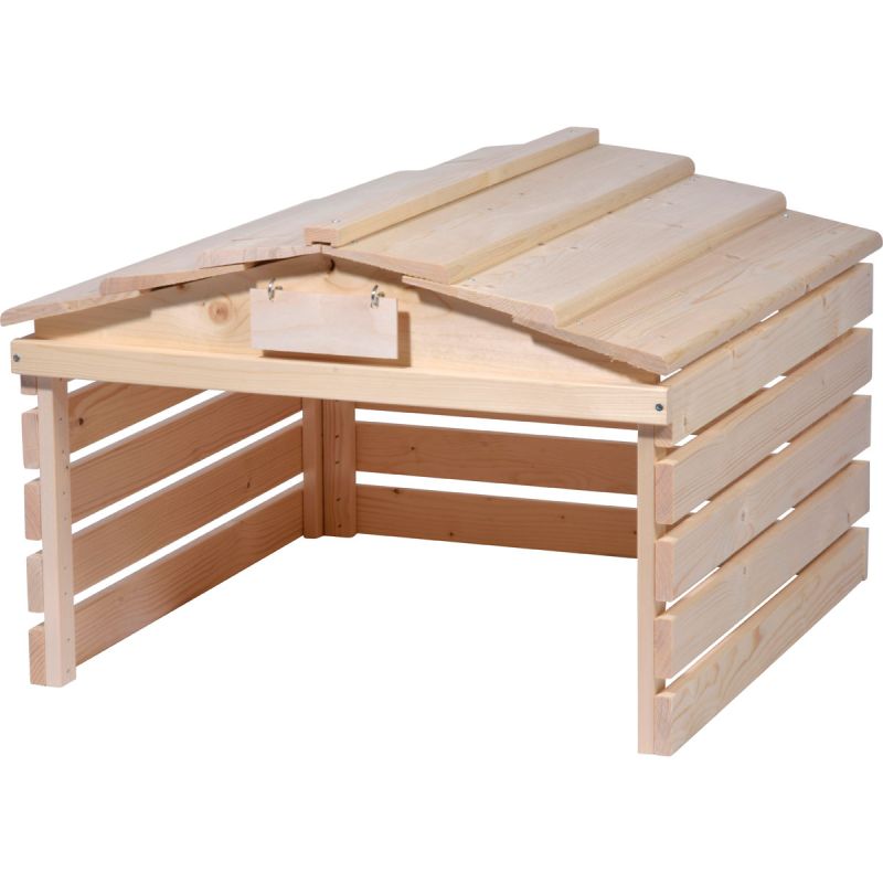 dobar Mährobotergarage 78,5 x 74 x 52,5 cm natur