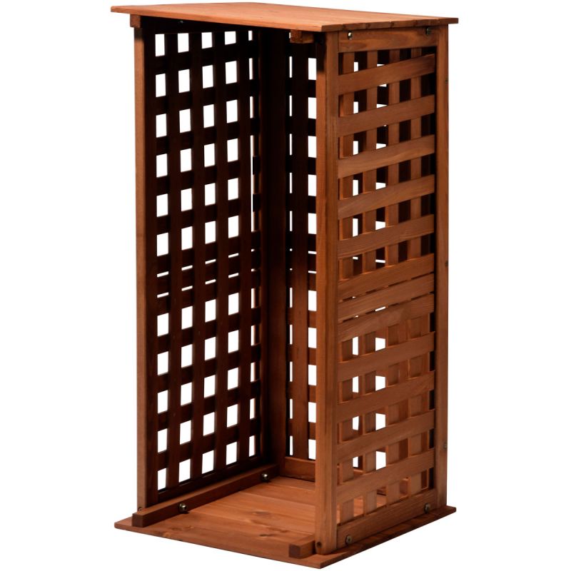 dobar Kaminholzregal braun 39 x 85 x 39 cm