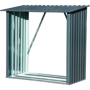 dobar XXL-Kaminholzregal Madera 163 x 154 x 83 cm grau dobar XXL-Kaminholzregal Madera 163 x 154 x 83 cm grau