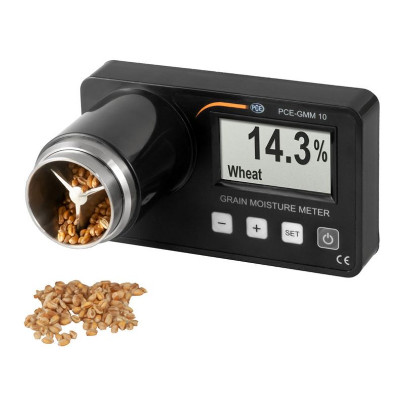 PCE Instruments Getreide-Feuchtikeitsmessgerät „PCE-GMM 10“, LC-Grafikdisplay