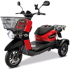 Rolektro E-Carrier 25 V.3 Lithium, Rot, ohne Koffer, 60V-32,5Ah Akku, 1000 Watt