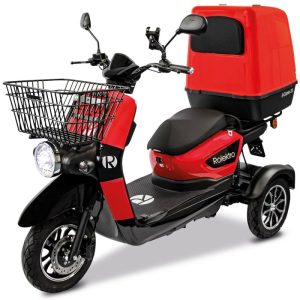Rolektro E-Carrier „25 V.3“ Rot, mit Koffer
