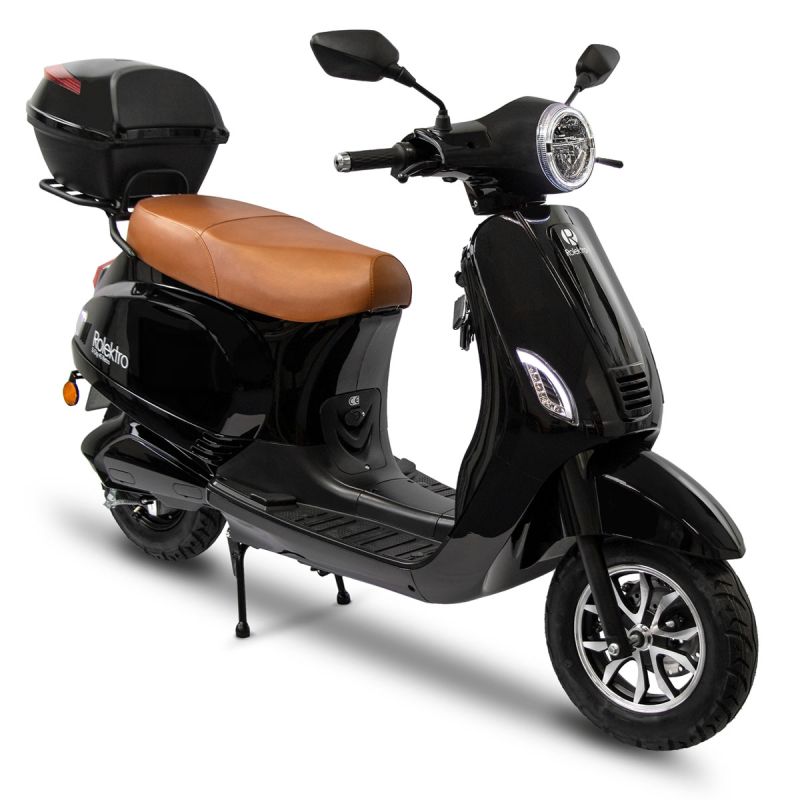 Rolektro Retro Roller E-Roller 45 km/h Lithium V.2021 Schwarz 60V-27,5Ah 2000W