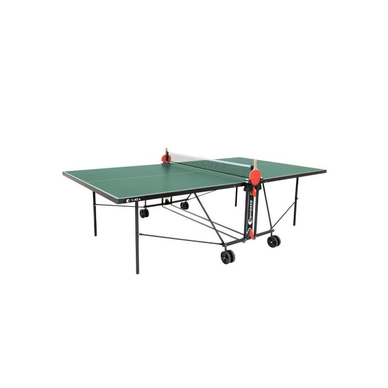 Sponeta Tischtennisplatte S 1-42 e Grün Outdoor Tischtennis Tisch wetterfest