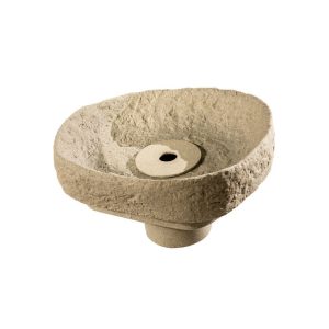 GreenLife Springbrunnen-Set für den Dekor-Regenspeicher „Hinkelstein“, sand
